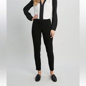 Elie Tahari Slim Tailored Ankle Pant with Size Zipper, Size 4